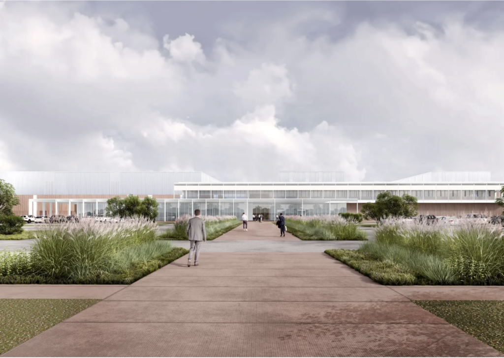 Project Waterfall Colorado Tobacco conglomerate Philip Morris International is expecting to debut its new manufacturing facility in Aurora, Colorado, in late 2025. (Philip Morris International)