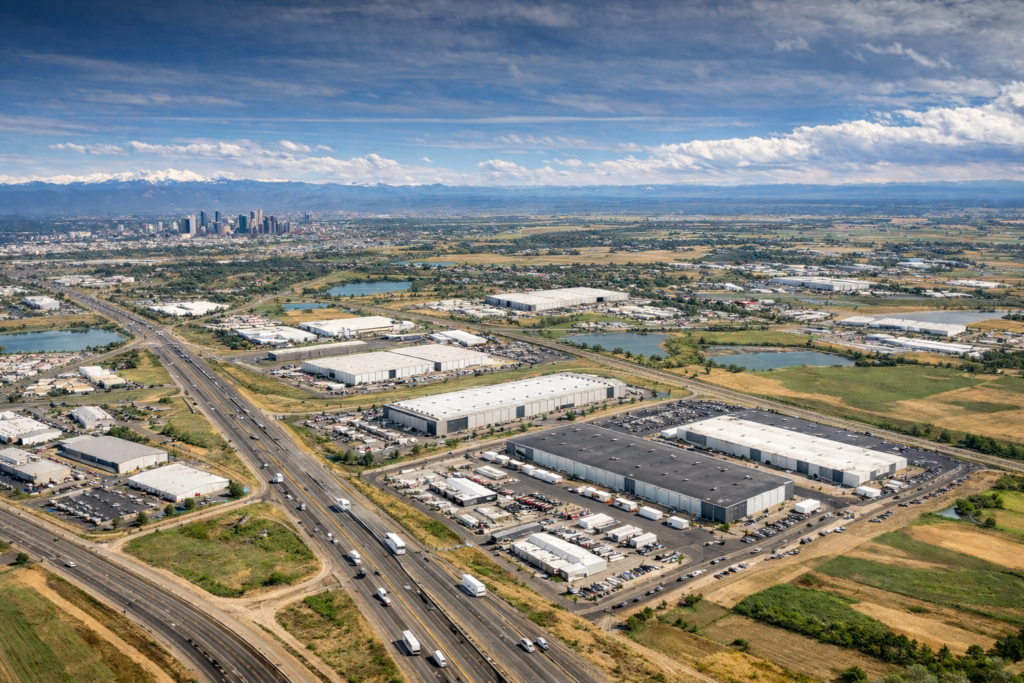Industrial warehouse submarkets in Colorado including Denver, Brighton, and Northern Front Range