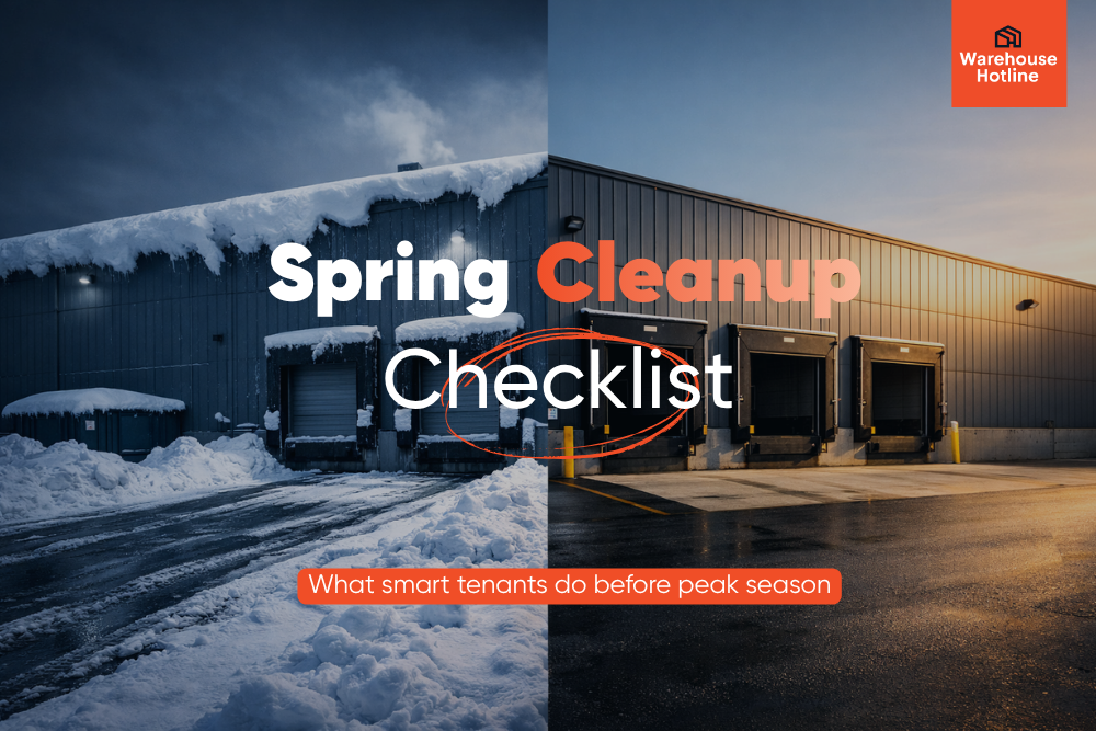 spring warehouse checklist Denver industrial property inspection loading dock
