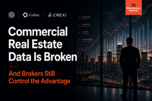 Commercial real estate data discussion involving AI, CoStar, CREXI, and broker negotiations