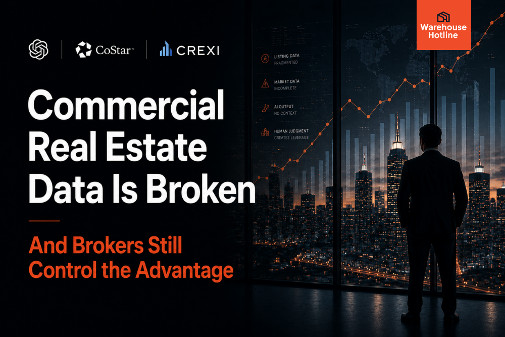 Commercial real estate data discussion involving AI, CoStar, CREXI, and broker negotiations