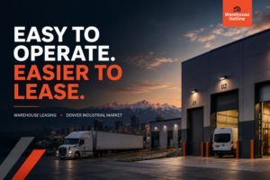warehouse leasing Denver industrial building with drive-in doors
