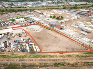 Commerce City IOS Property with yard space and maintenance building with yard space and maintenance building
