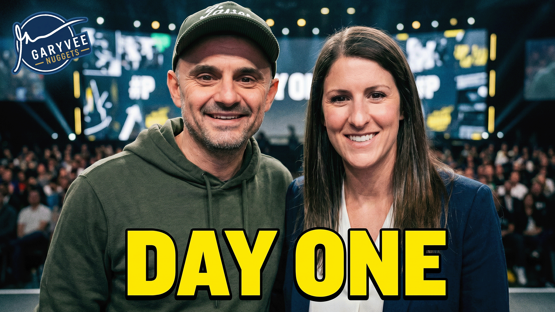 Gary Vaynerchuk discussing commercial real estate marketing strategies, LinkedIn, podcasting, SEO, and content marketing with Aviva Sonenreich on Commercial Real Estate Secrets.