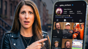 Aviva Sonenreich and Gabe Einhorn discussing personal branding in real estate, viral social media content, and business growth on Commercial Real Estate Secrets.